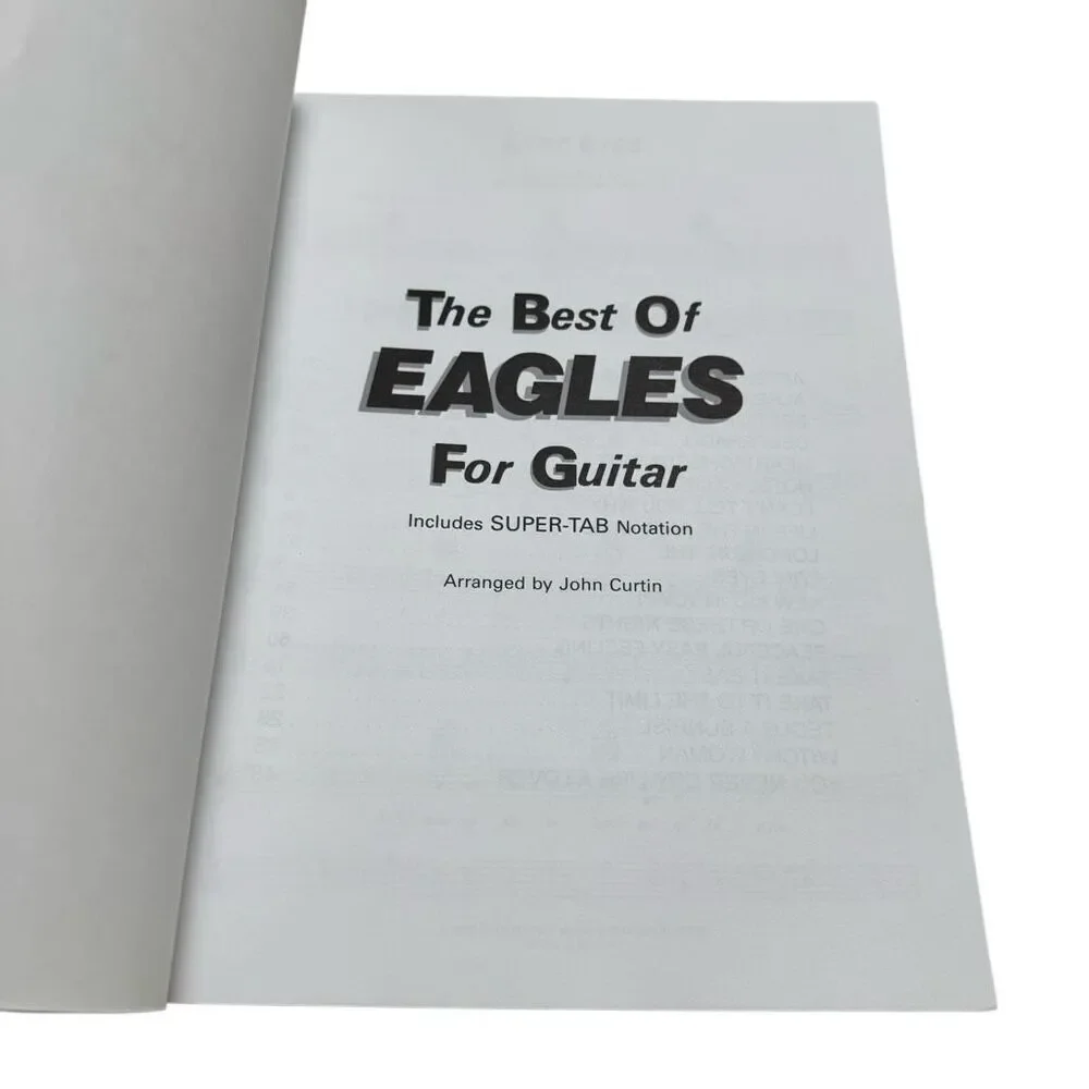 The Best of Eagles for Guitar (1988, Trade Paperback) Arranged by John Curtin